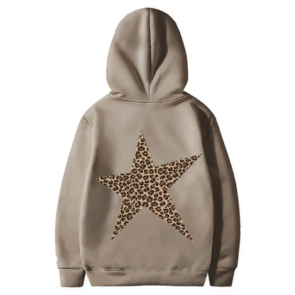 🐆⭐ Leopard Print Star Hoodie ⭐🐆