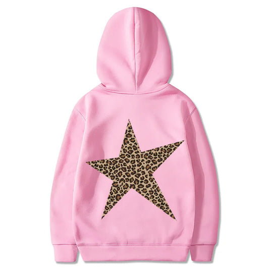 🐆⭐ Leopard Print Star Hoodie ⭐🐆