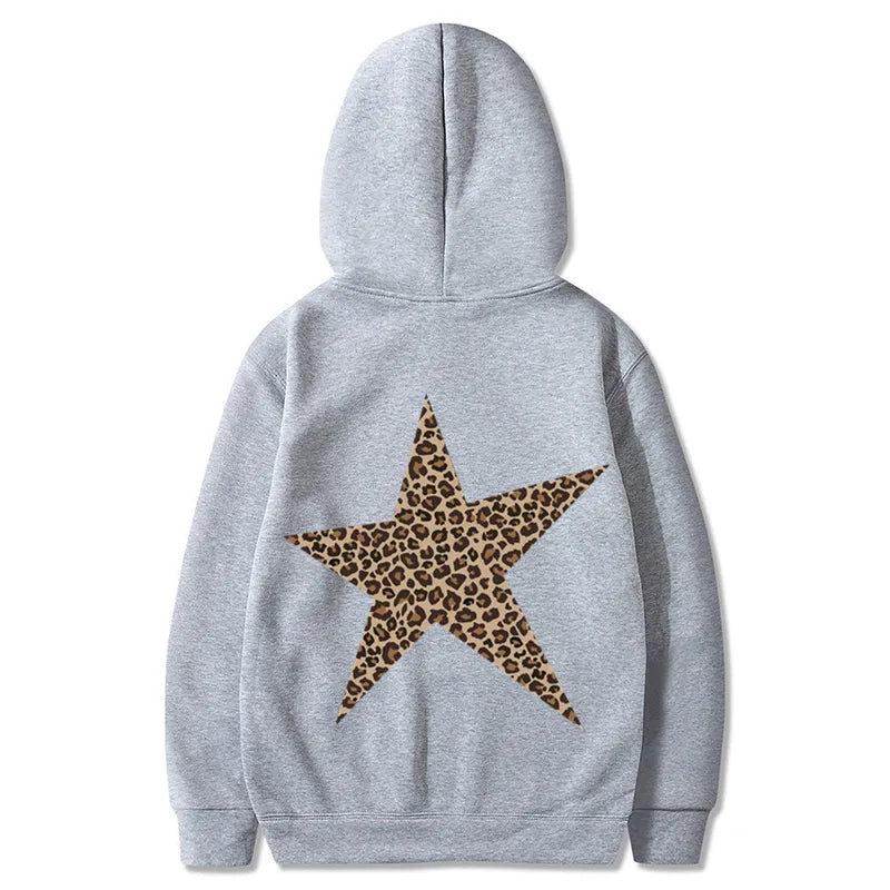 🐆⭐ Leopard Print Star Hoodie ⭐🐆