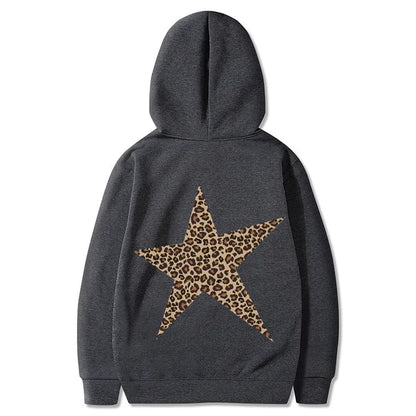 🐆⭐ Leopard Print Star Hoodie ⭐🐆