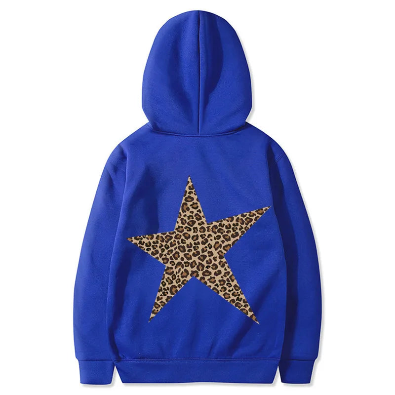 🐆⭐ Leopard Print Star Hoodie ⭐🐆