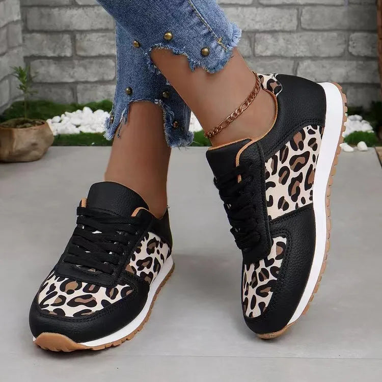 🐆 Leopard Print Trainers