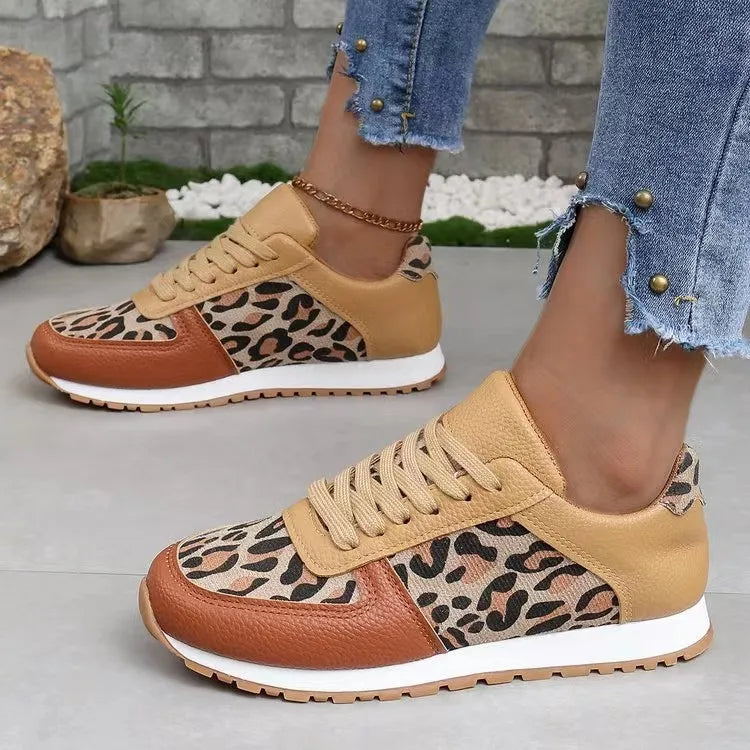🐆 Leopard Print Trainers