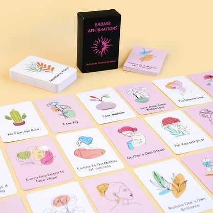 💪 60pc Double Sided Badass Affirmations Cards 💪