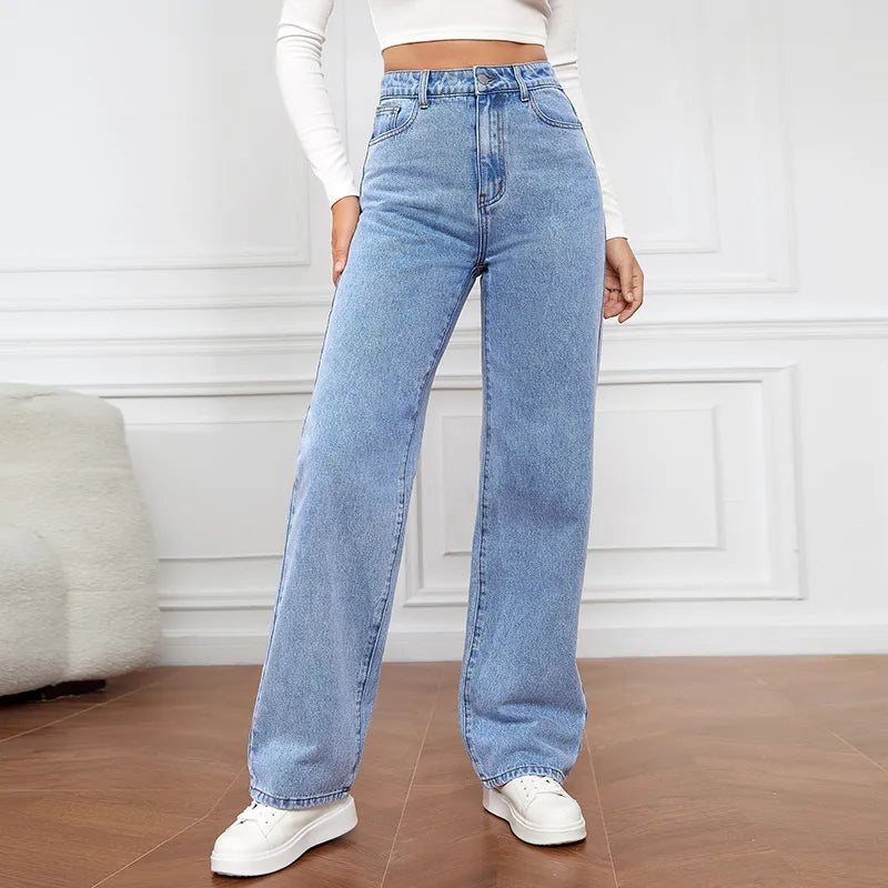 Full Length Washed Jeans