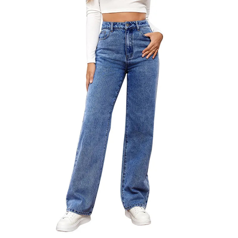 Full Length Washed Jeans