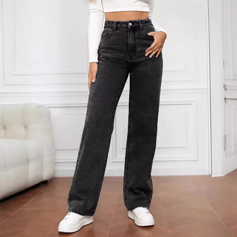 Full Length Washed Jeans