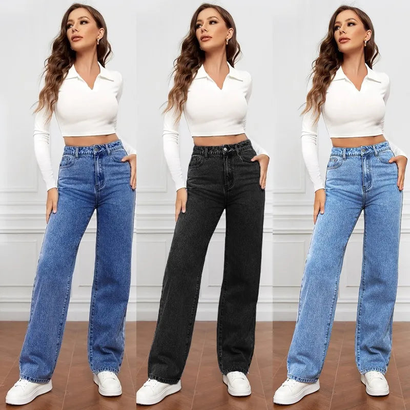 Full Length Washed Jeans