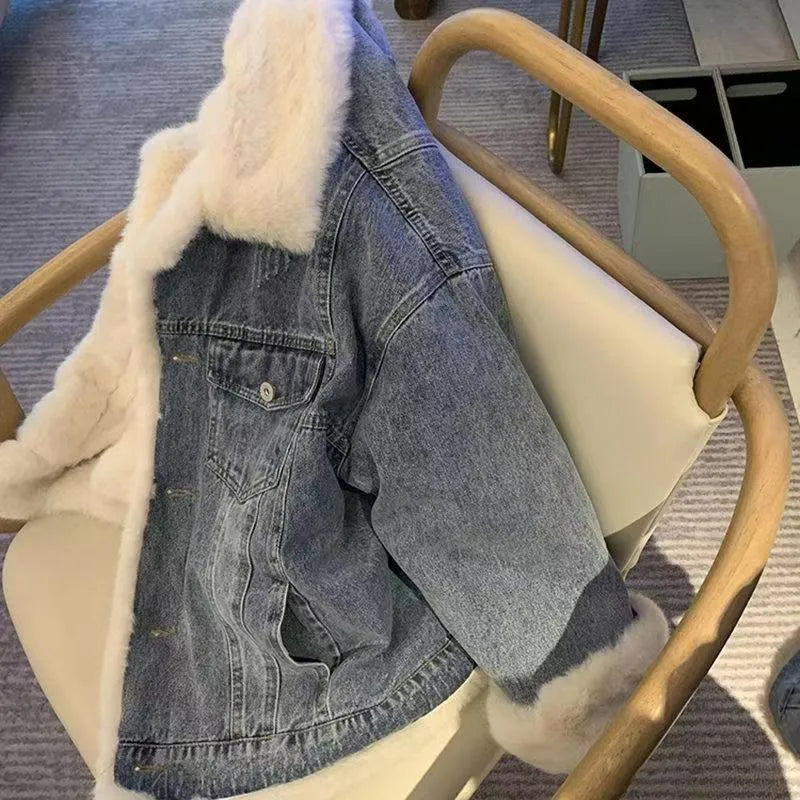 Denim Fur Jackets