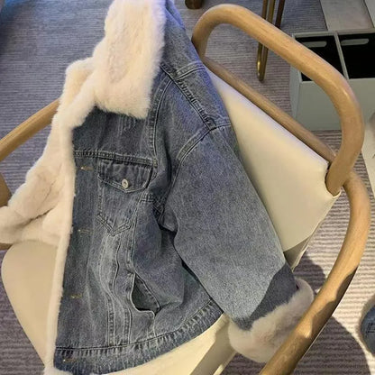 Denim Fur Jackets