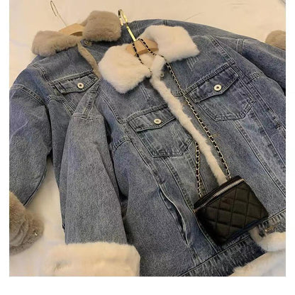 Denim Fur Jackets