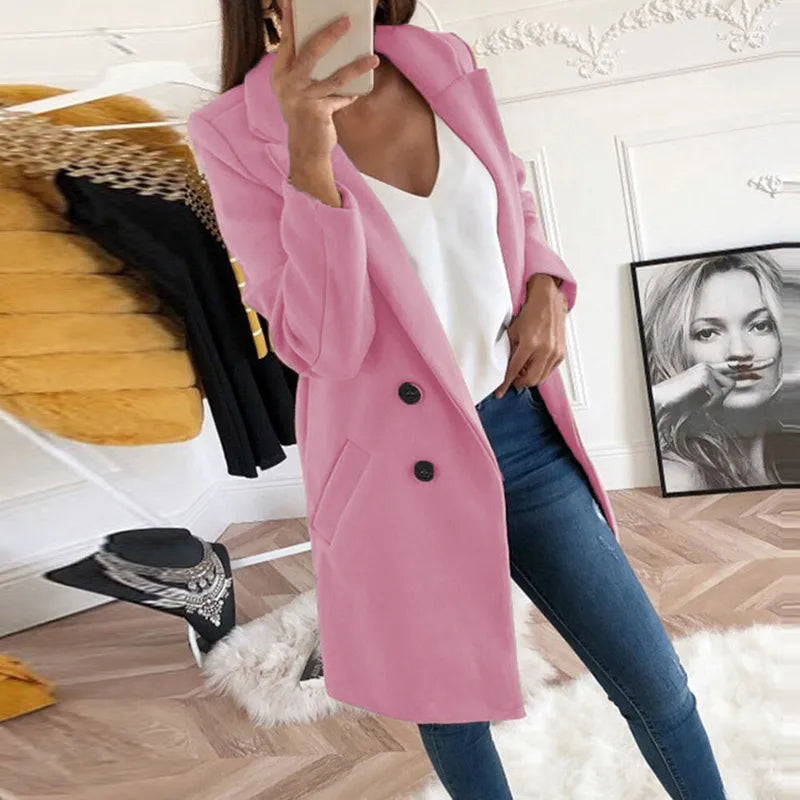 Elegant Streetwear Single Breasted Coats