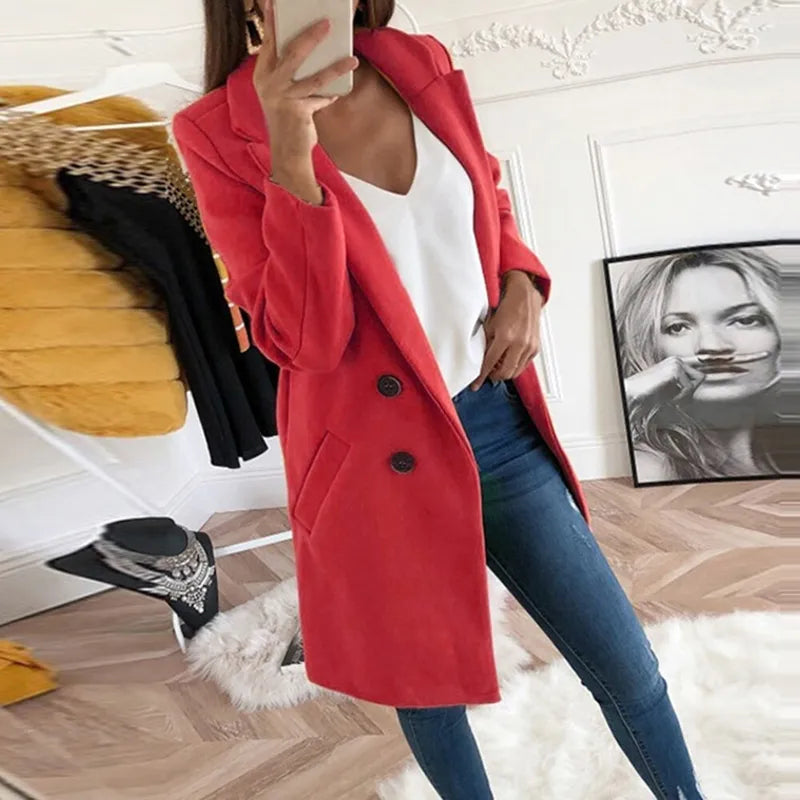 Elegant Streetwear Single Breasted Coats