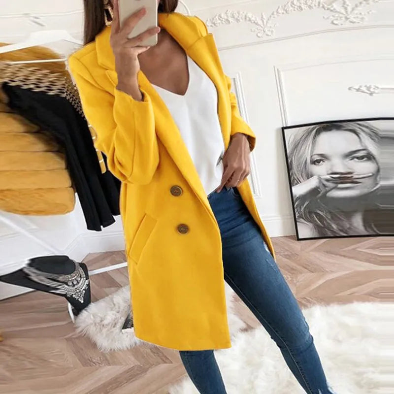 Elegant Streetwear Single Breasted Coats