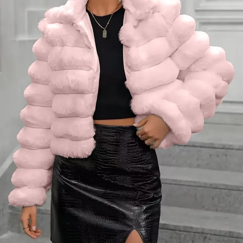 ❄️💋 Faux Fur Crop Coats 💋❄️