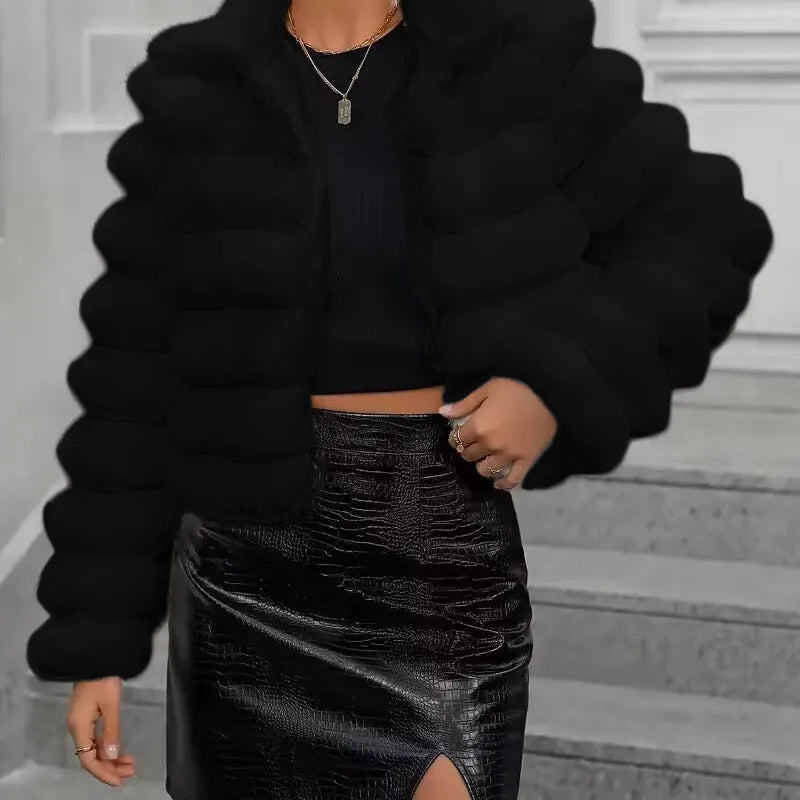 ❄️💋 Faux Fur Crop Coats 💋❄️