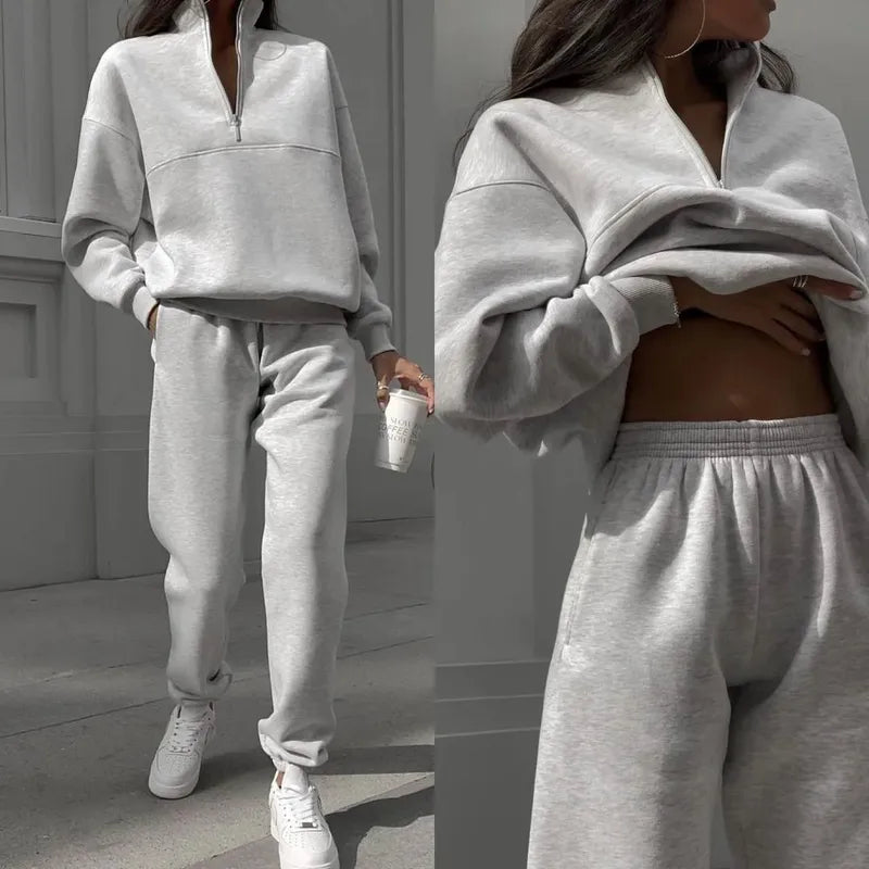 Zipper Casual Tracksuits