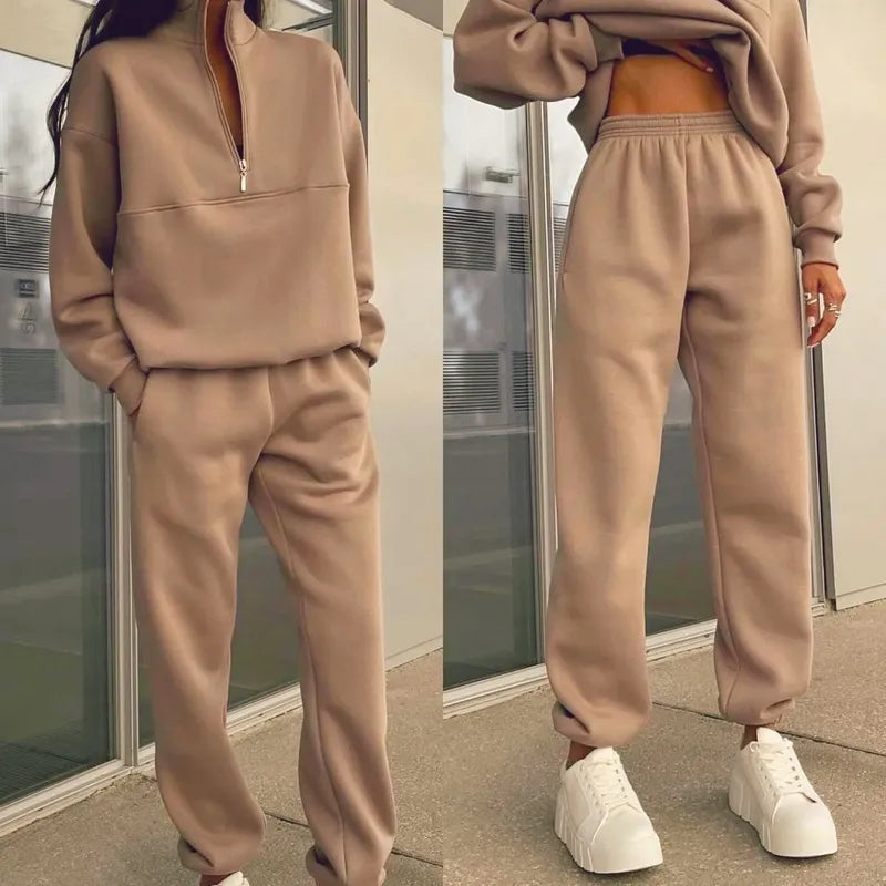 Zipper Casual Tracksuits