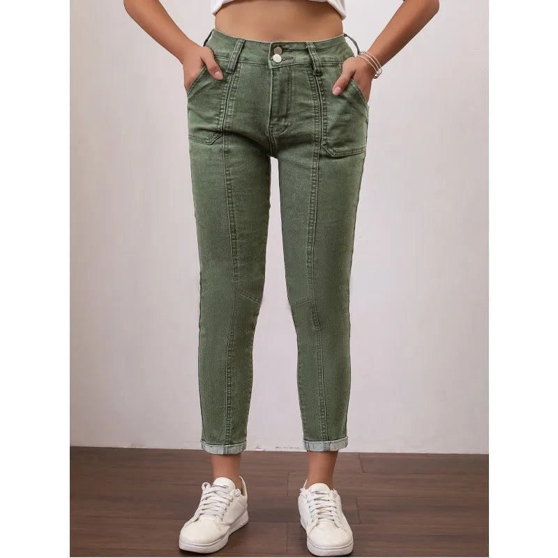 💚 Women’s Green High-Waist Jeans 💚