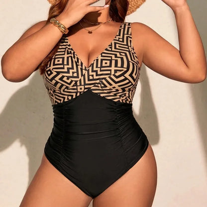 🖤🌊 Black Lattice One-Piece Swimsuit 🌊🖤