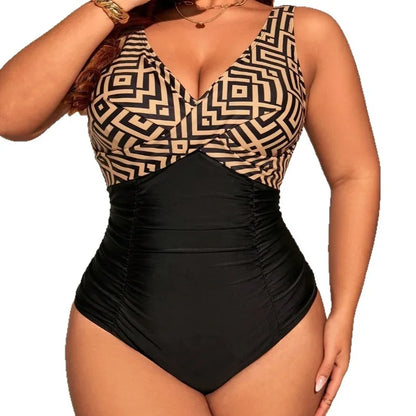 🖤🌊 Black Lattice One-Piece Swimsuit 🌊🖤