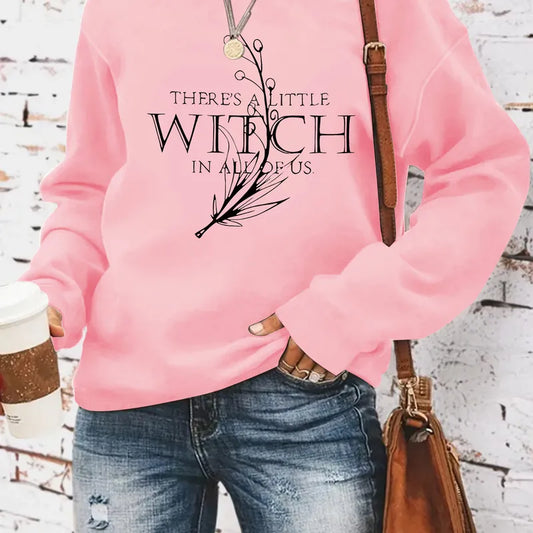 🧹 "There's a Little Witch in All of Us" Jumper (Multiple Colour Options!) 🧹