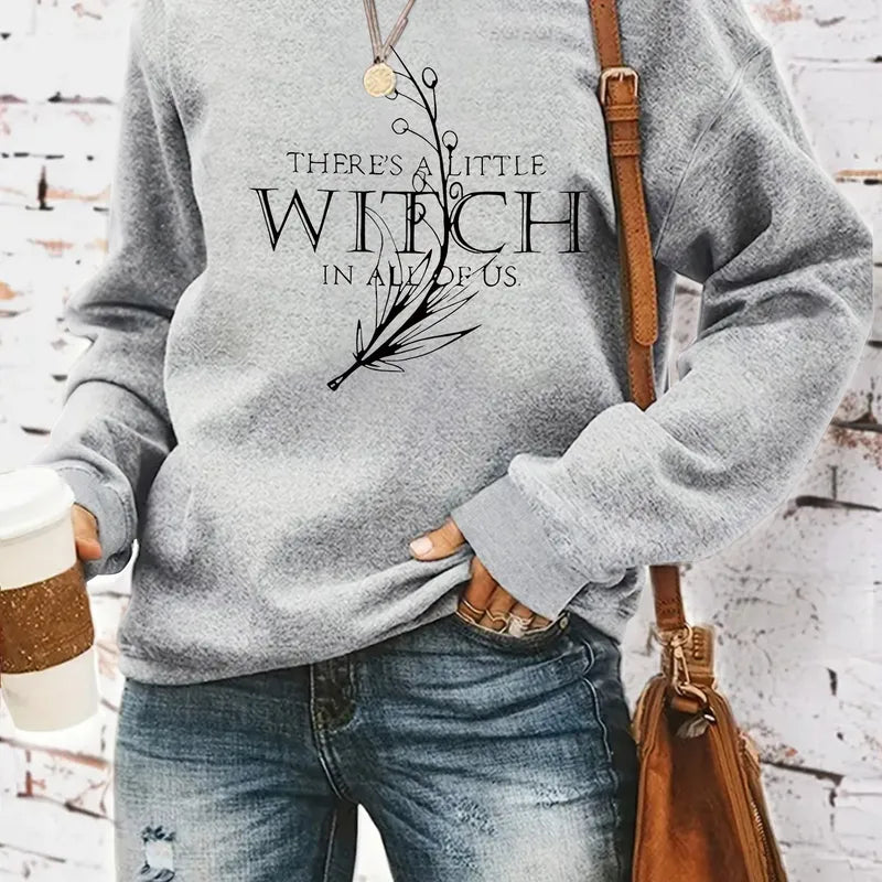 🧹 "There's a Little Witch in Everyone" Jumper (Multiple Colour Options!) 🧹