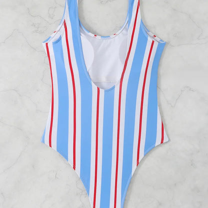 🌊❤️ Stripy Swimming Costume ❤️🌊