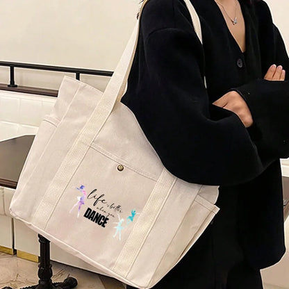 💃 Life Is Better When You Dance” Tote Bag Set 💃