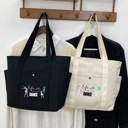 💃 Life Is Better When You Dance” Tote Bag Set 💃