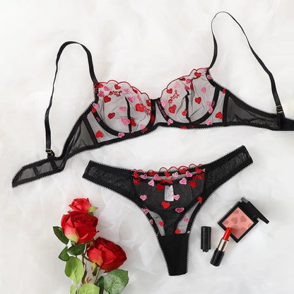 ❤️ Sexy Letter Heart Lingerie Set ❤️