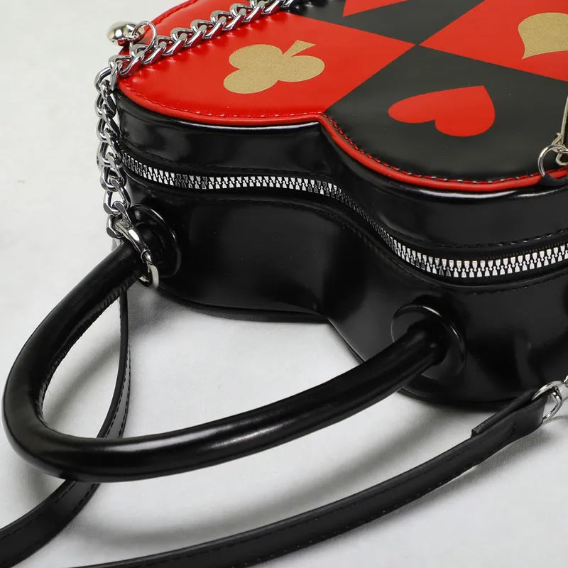 ♥️♠️ PU Leather Heart-Shaped Bag ♠️♥️