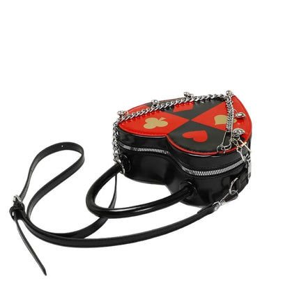 ♥️♠️ PU Leather Heart-Shaped Bag ♠️♥️