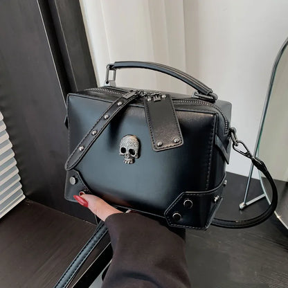 🖤 Black Pleather Skeleton Handbag 💀