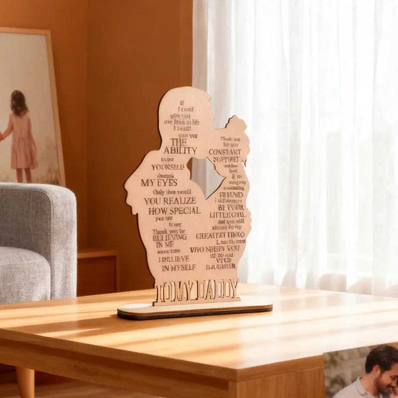 💙 Wooden Father's Day Gift - Son or Daughter 💙