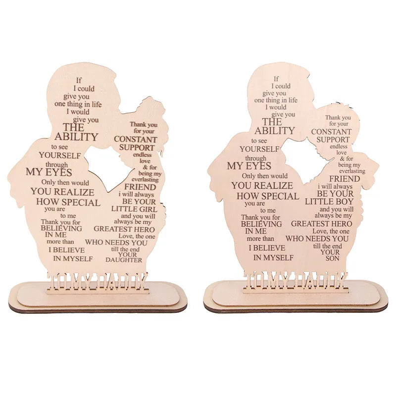 💙 Wooden Father's Day Gift - Son or Daughter 💙