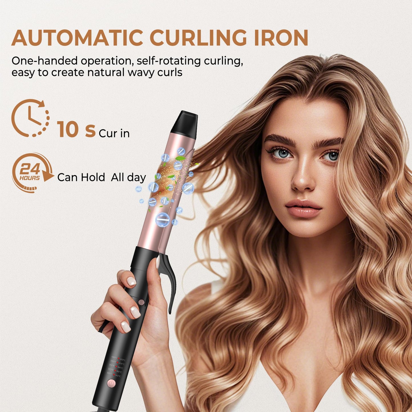 Automatic Rotating Hair Curler