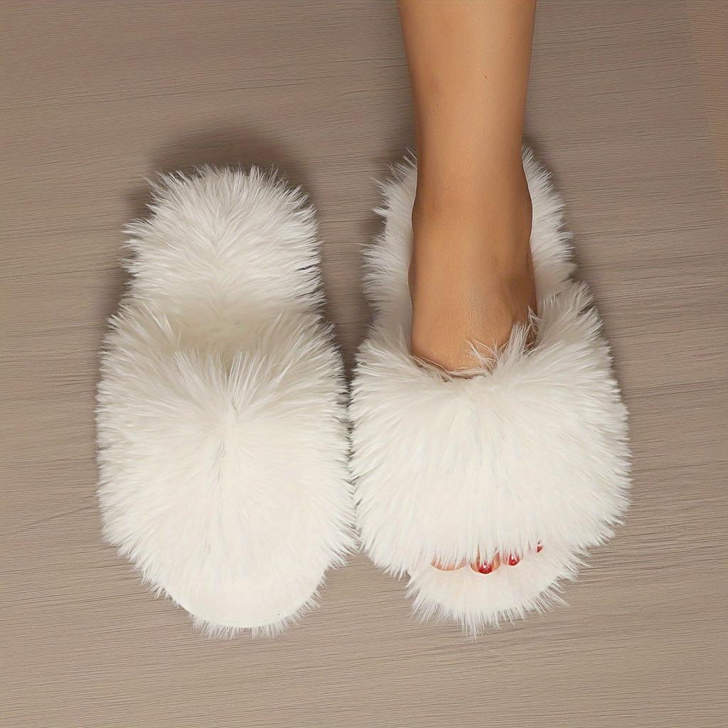 ☁️ Ladies Fluffy Slippers (Multiple Colour Options!) ☁️