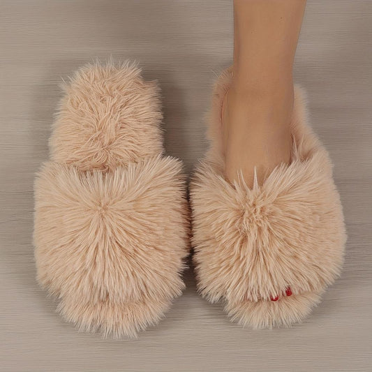 ☁️ Ladies Fluffy Slippers (Multiple Colour Options!) ☁️