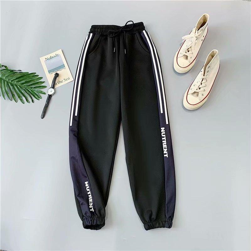 Black & White Style Tracksuit Bottoms