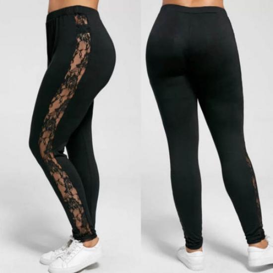 Sexy Hollow-Out Lace Leggings