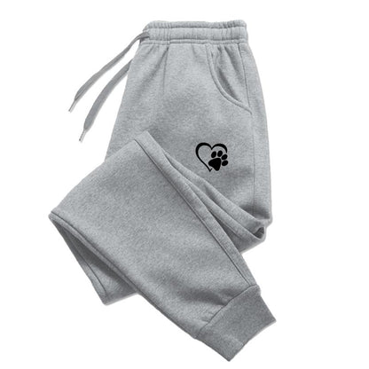 🐾 Heart + Paw Print Joggers! 🐾