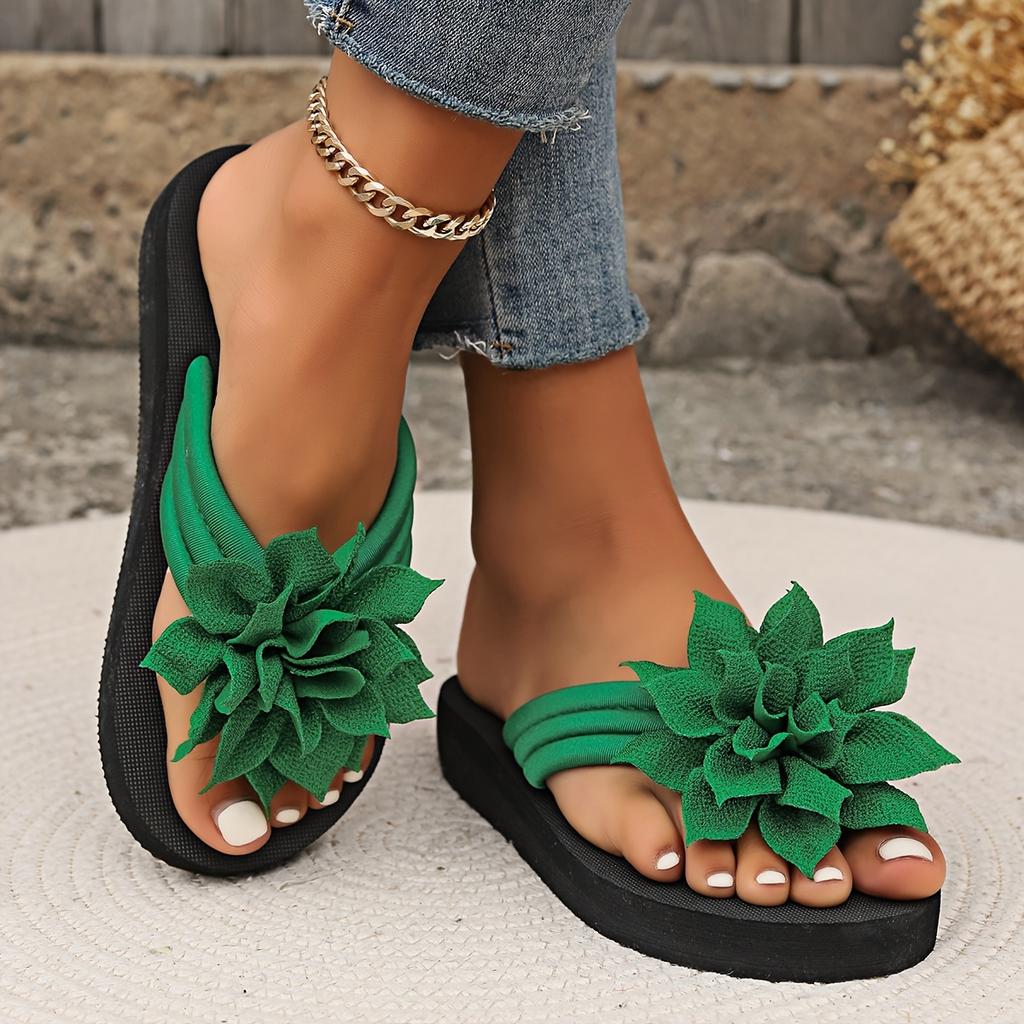 🌸 Ladies Flower Flip Flops 🌸