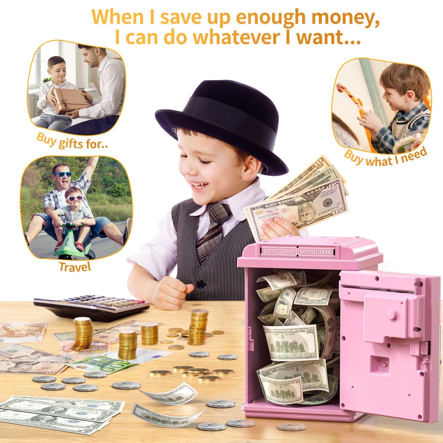 🐷 Pink Electronic Piggy Bank 🐷