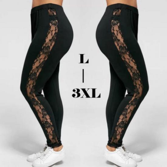 Sexy Hollow-Out Lace Leggings