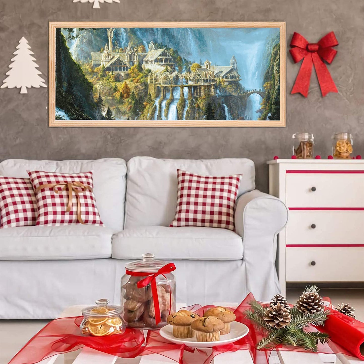 Large Landscape Castle 5D Diamond Painting Kit