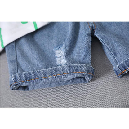 🦖 Dino Denim Shorts Sets 🦖