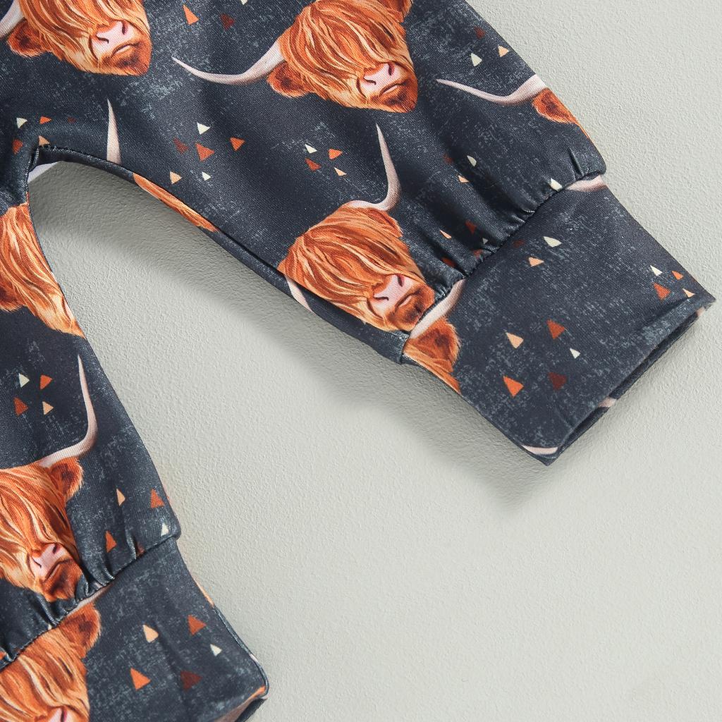 🐮 Baby Boys’ Highland Cow 3pc Set