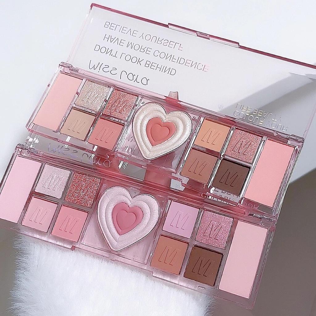 12 Colours Heart Eyeshadow Palettes