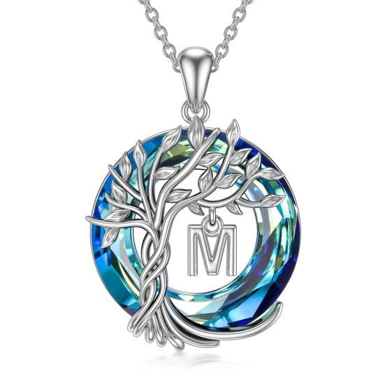 Initial Tree Of Life Necklace